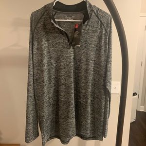Men’s Under Armour 1/4 zip (heather grey)